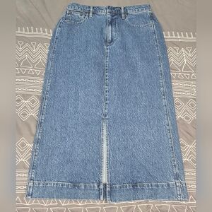 J.Crew Midi Denim Skirt Size 28